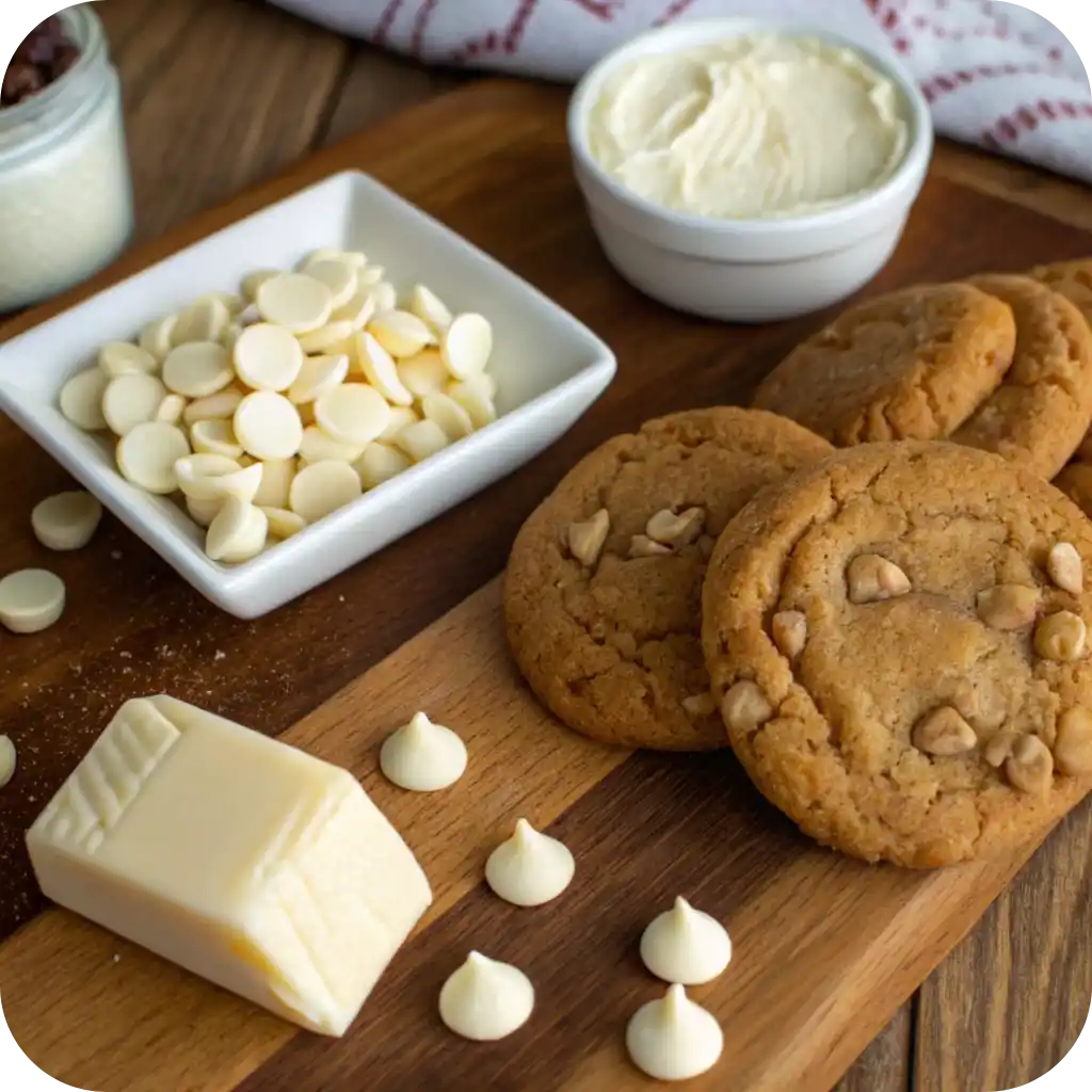 Biscoff Scrambled Cookie Morsels: A Cozy No-Bake Dessert Everyone Will Love 2 biscoff dessert ingredients on wooden table