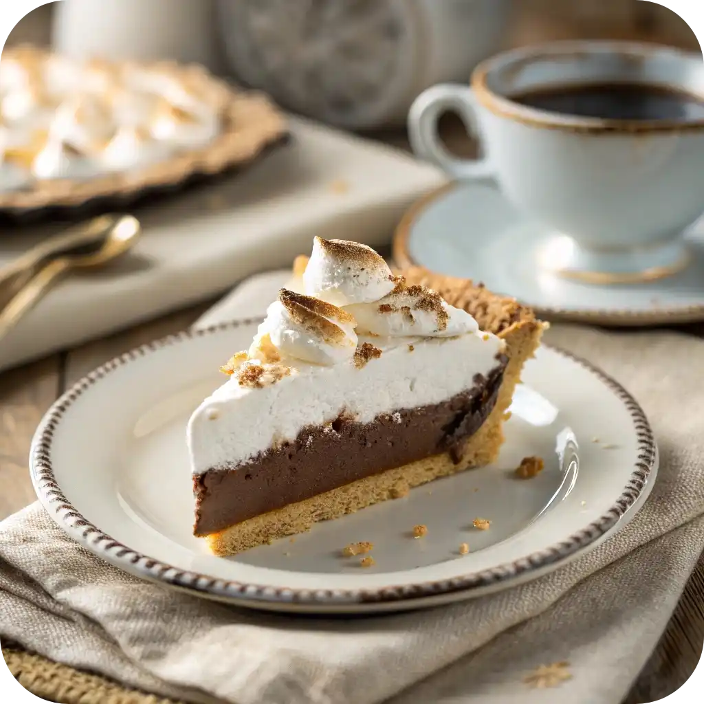 Classic Rock Bottom Pie: A Dessert Born from Love and Simplicity 5 toasted marshmallow topping on classic rock bottom pie
