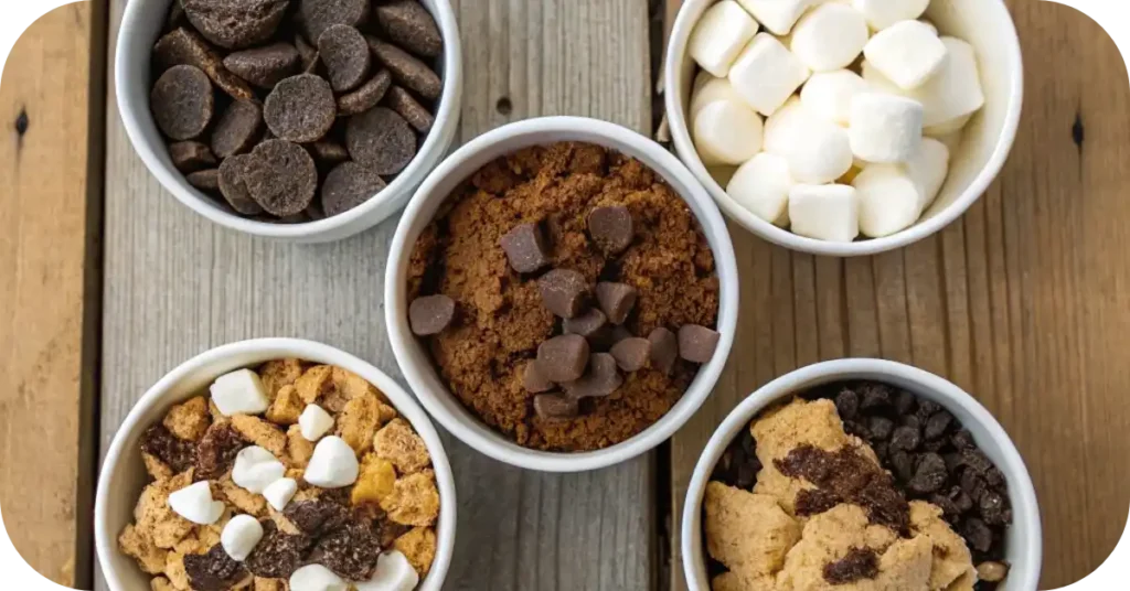 Scrambled Cookie Morsels: 5 Irresistible No-Bake Recipes You’ll Love 1 A selection of no-bake cookie morsel toppings ready for mixing