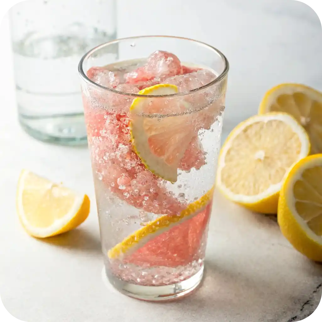 Pink Salt Recipe: A Gentle Wellness Ritual That Heals from Within 3 Glass of pink salt water with lemon slices and a splash of apple cider vinegar, weight loss drink